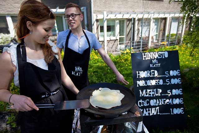 Plätty, Helsinki Ravintolapäivä / Restaurant Day 19.5.2012 Photo: Marinella Ruusunen