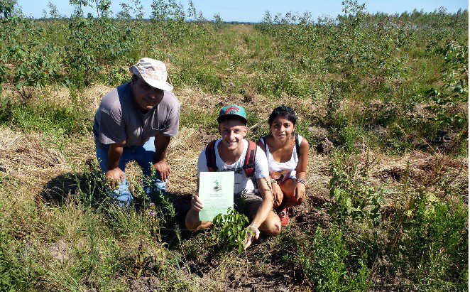 Florian’s Besuch bei ’seinem‘ Baum in Paraguay