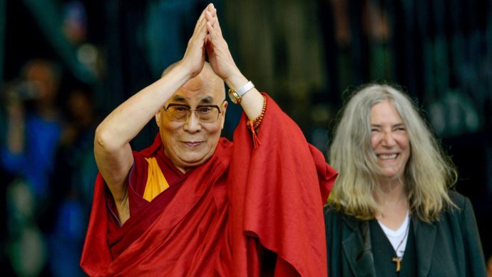 Dalai Lama beim Pop-Festival