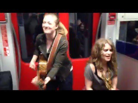 Spontane Aftershow Party in der S-Bahn