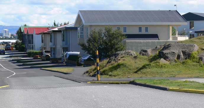 Álfastein in Kópavogur bei