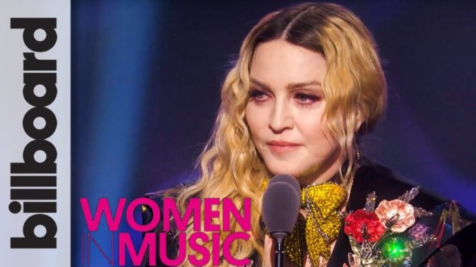 Mutige Rede von Madonna