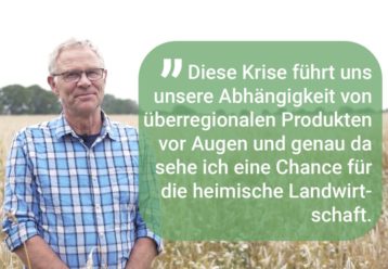 Chance für regionale Landwirtschaft