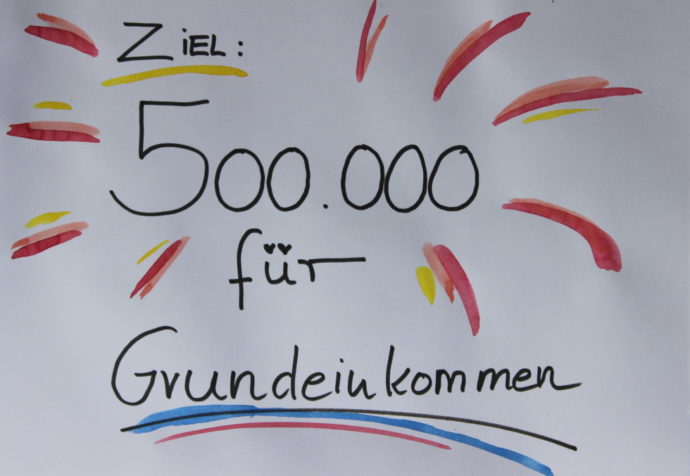 500.000 für Grundeinkommen