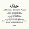 Das Gebet einer Medizinfrau