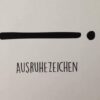 ausruhezeichen