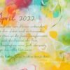 Lichtbild: Desktopkalender April 2022