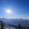 Lichtbild: Sonnengruß aus den Alpen