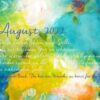 Desktopkalender für August: Stille